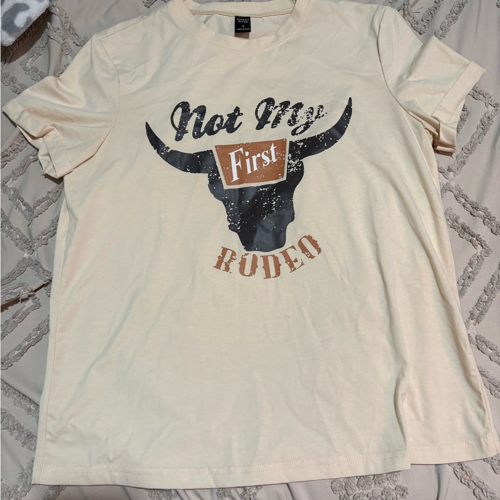 Cream Graphic T-Shirt